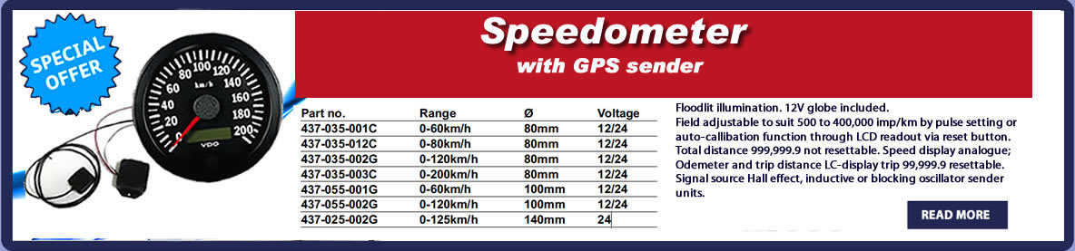 speedometer with gps sender